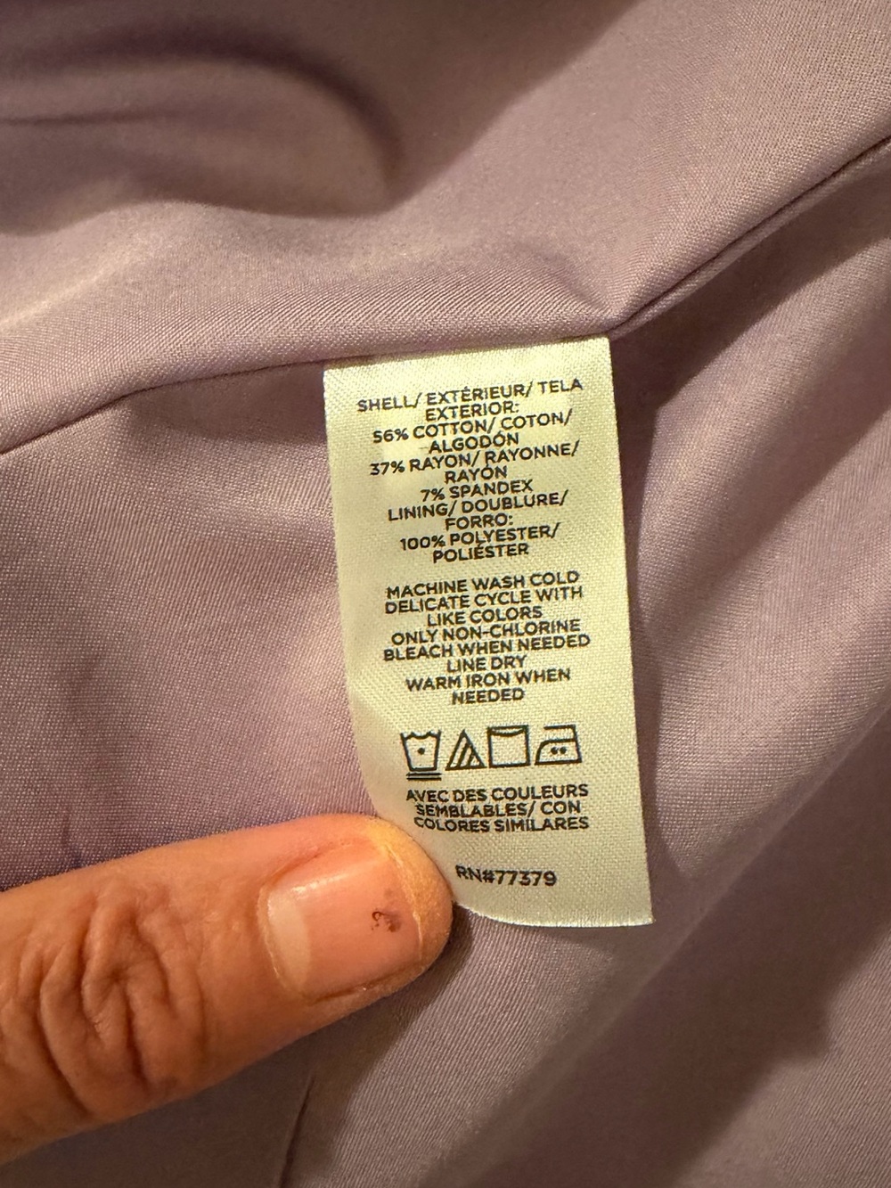 Ann Taylor Lavender Single-Button Blazer - Picture 8 of 11